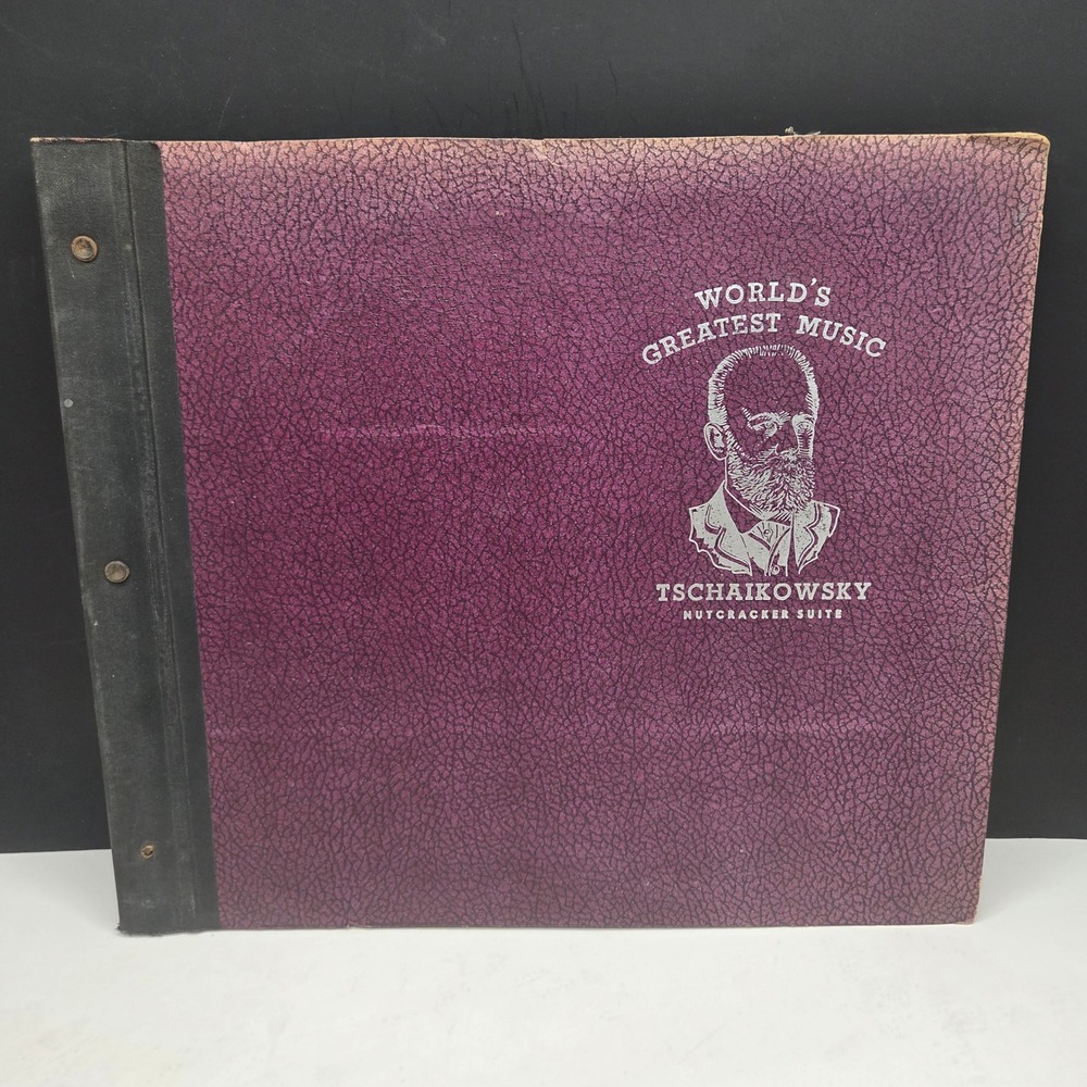 Tschaikowsky Nutcracker Suite Opus 71a Vintage 3 Vinyl Record Set 78 RPM 1941